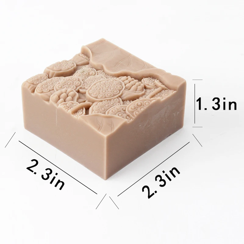Силиконовая форма для мыла с рисунком лотоса изготовления шоколадных конфет