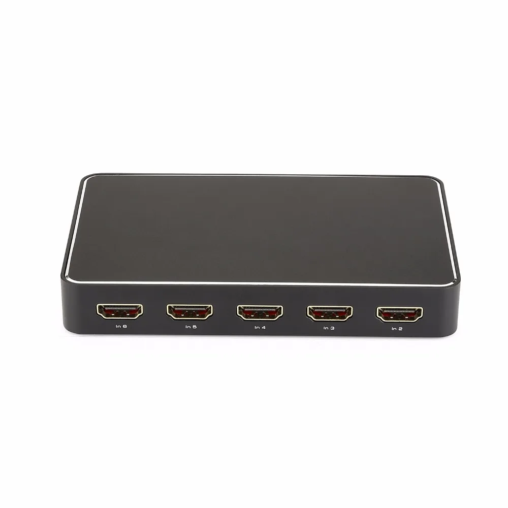 4K x 2K 6X1 HDMI переключатель с оптическим Spdif Toslink ARC стерео аудио для PS4/ Xbox/Blu Ray DVD/Roku TV EU