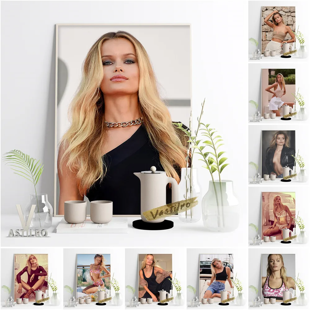 

Fashion Model Frida Aasen Art Prints Poster Sexy Star Portrait Magazine Wall Picture Fans Collection Gift Living Room Home Decor
