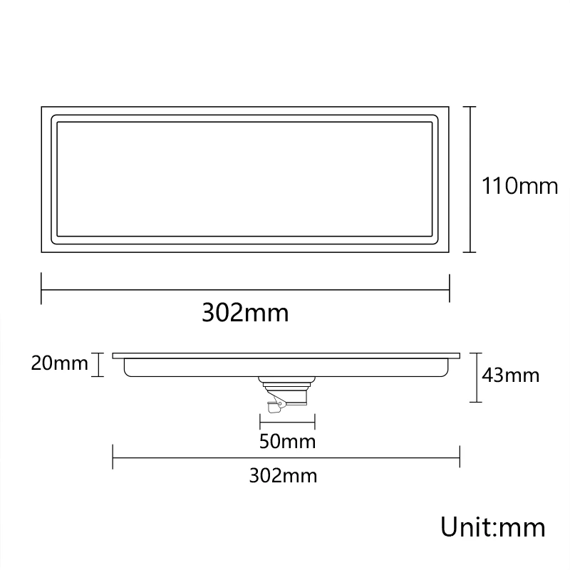 Напольные стоки из нержавеющей стали линейный душевой сток в полу плитка вставка