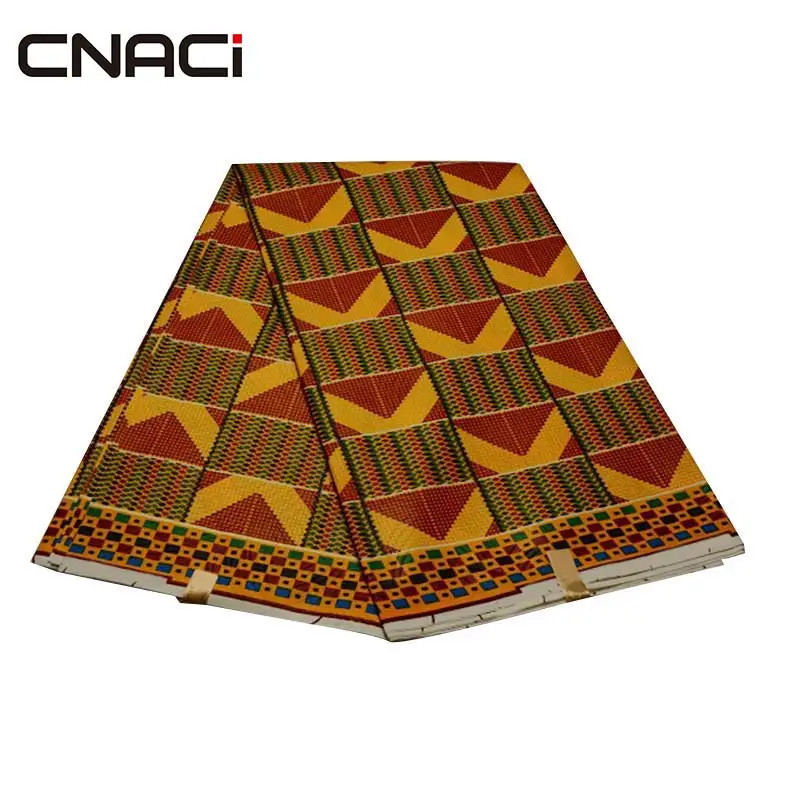 CNACI Новая африканская ткань Гана Kente 6 ярдов Гана ткань Африканская мода Kente Ткань Гана Tissu пэчворк