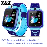 new ip67 waterproof smart accurate tracker location sos call remote monitor sim card phone watch wristwatch for kids son