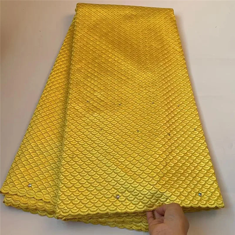 

5 Y Swiss lace fabric 2020 heavy beaded embroidery African lace fabrics 100% cotton fabric Swiss voile lace in Switzerland 3L235