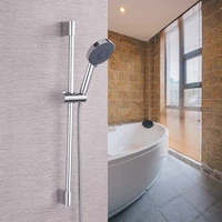 bathroom accessories universal 1825mm abs plastic shower slide rail bar holder adjustable clamp holder bracket replacement