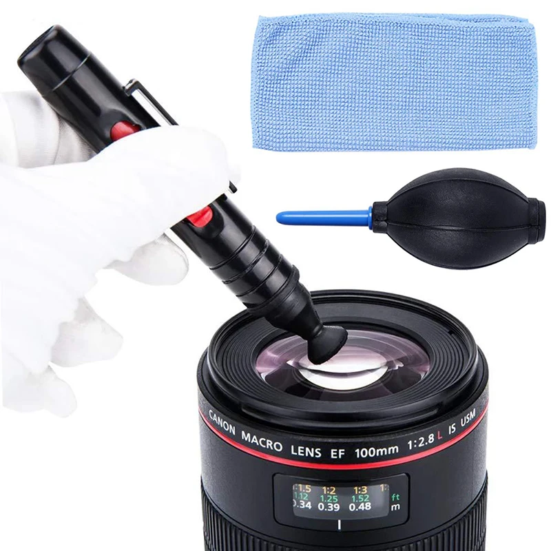 

Camera Lens 3 In 1 Cleaner Cleaning Pen Air Blow Cleaning Cloth Kit Dust Cleaning Tools Laptop Cleaner Phone Dust Cleaner