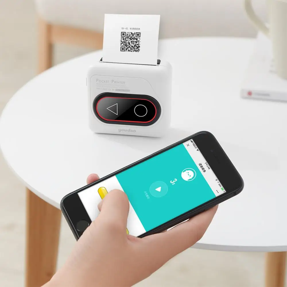 Оригинальный Xiaomi Youdao мини беспроводной термальный фотопринтер Карманный