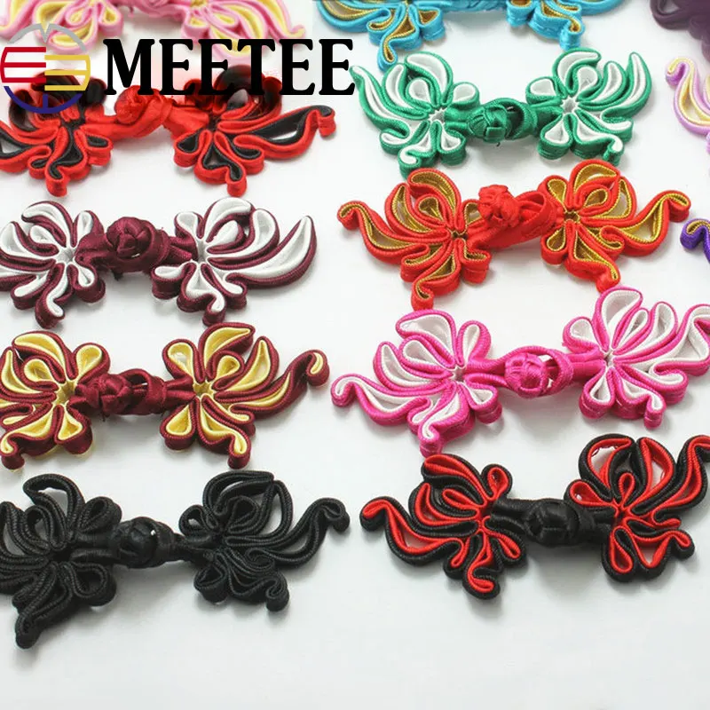 10pcs Chinese Knot Buttons High-end Breasted Tail Buckle Cheongsam Dresses Decorative Botones Wedding Invitations | Дом и сад