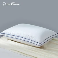 peter khanun goose down pillow neck pillows for sleeping bed pillows 100 cotton shell with 3 layer filling soft and fluffy p03