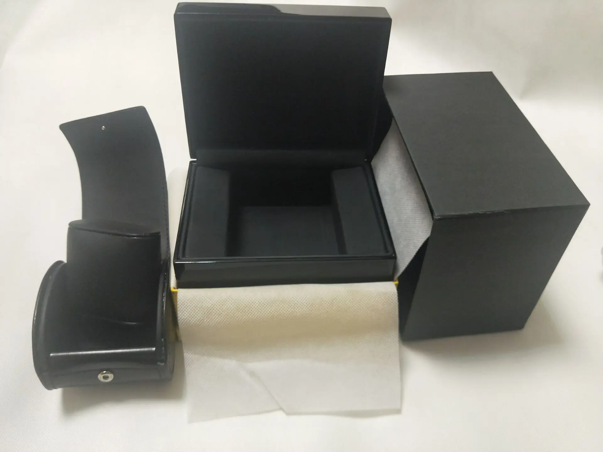 

High Quality Classic 1884 Watch Original Box Papers Wood Leather Boxes Handbag For Bentley SuperAvenger SuperOcean Watch Box AAA