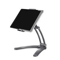rotating portable monitor wall desk metal stand fit for below 15 6inch monitor tablet mobile phone holders