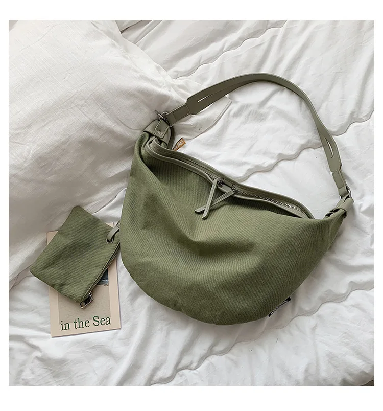 2020 Новые 2/шт корейские сумки через плечо женские Нерегулярные холщовые