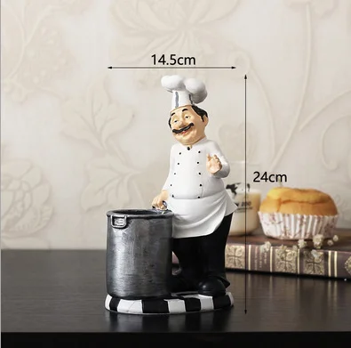 Креативная полимерная кухонная кухня украшение для поваров модный Декор шеф