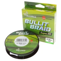 Леска плетёная Allvega Bullit Braid dark green, 92 м #3
