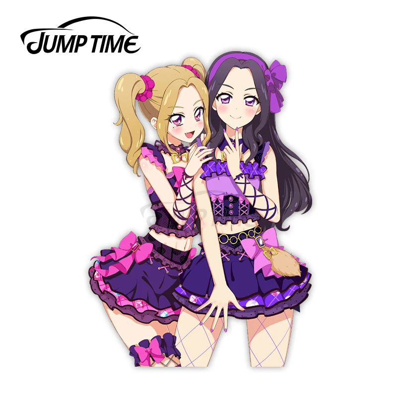 Время скачка Aikatsu! Daichi Nono, Shirakaba Risa 9,2 Аниме Сексуальная девушка виниловая наклейка