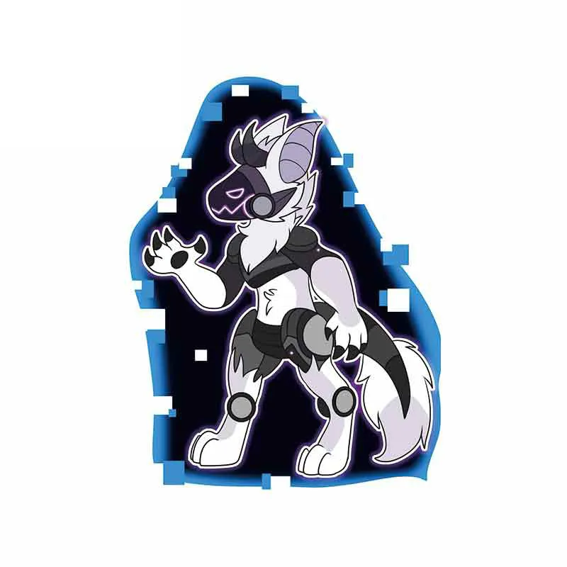 

13cm *10cm Personality Wingedwolf DIY Car Stickers Accessories Motorcycle Cover Scratches Waterproof PVC