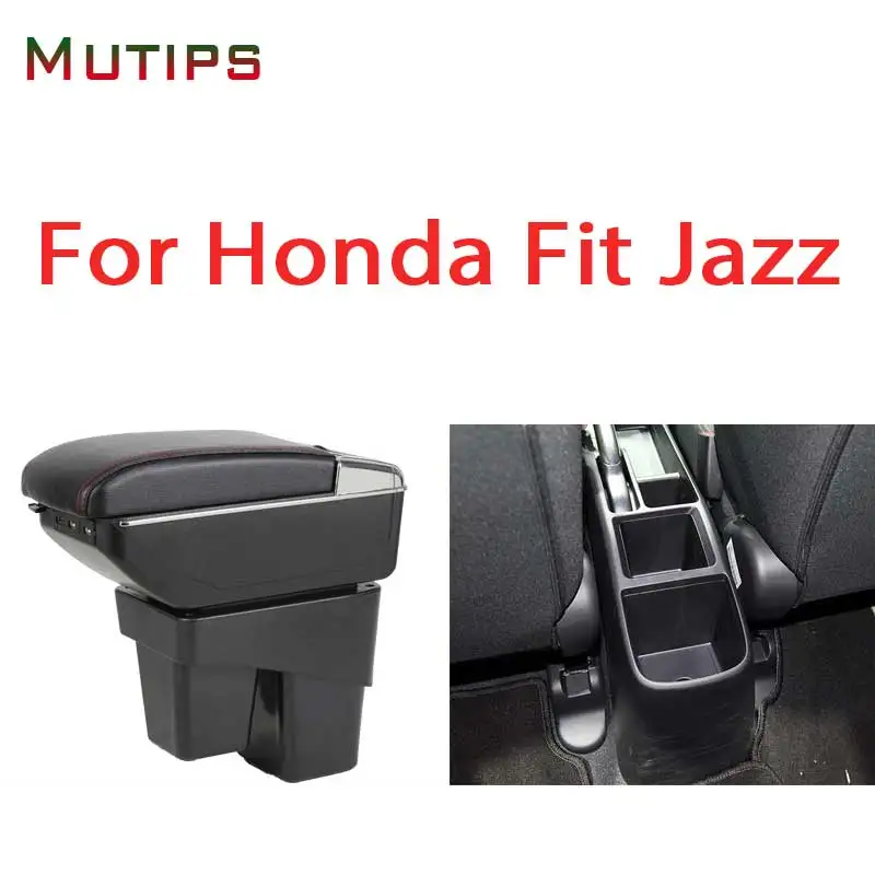 Подлокотник Mutips для Honda Fit Jazz подлокотник автомобиля руки Стайлинг вращающиеся