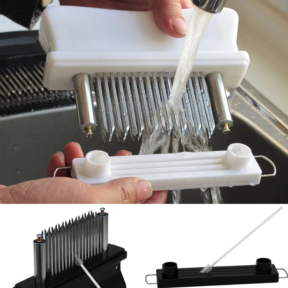 

Hot 48 Blades Needle Meat Tenderizer Stainless Steel Knife Meat Beaf Steak Mallet Meat Tenderizer Hammer Pounder Cooking Tools