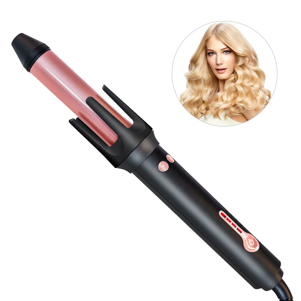 

Professional Hair Curlers Electric Hair Curling Iron Roller Spiral Curls Wand Waver Hair Styling Tools Dry&Wet Using EU/US Plug