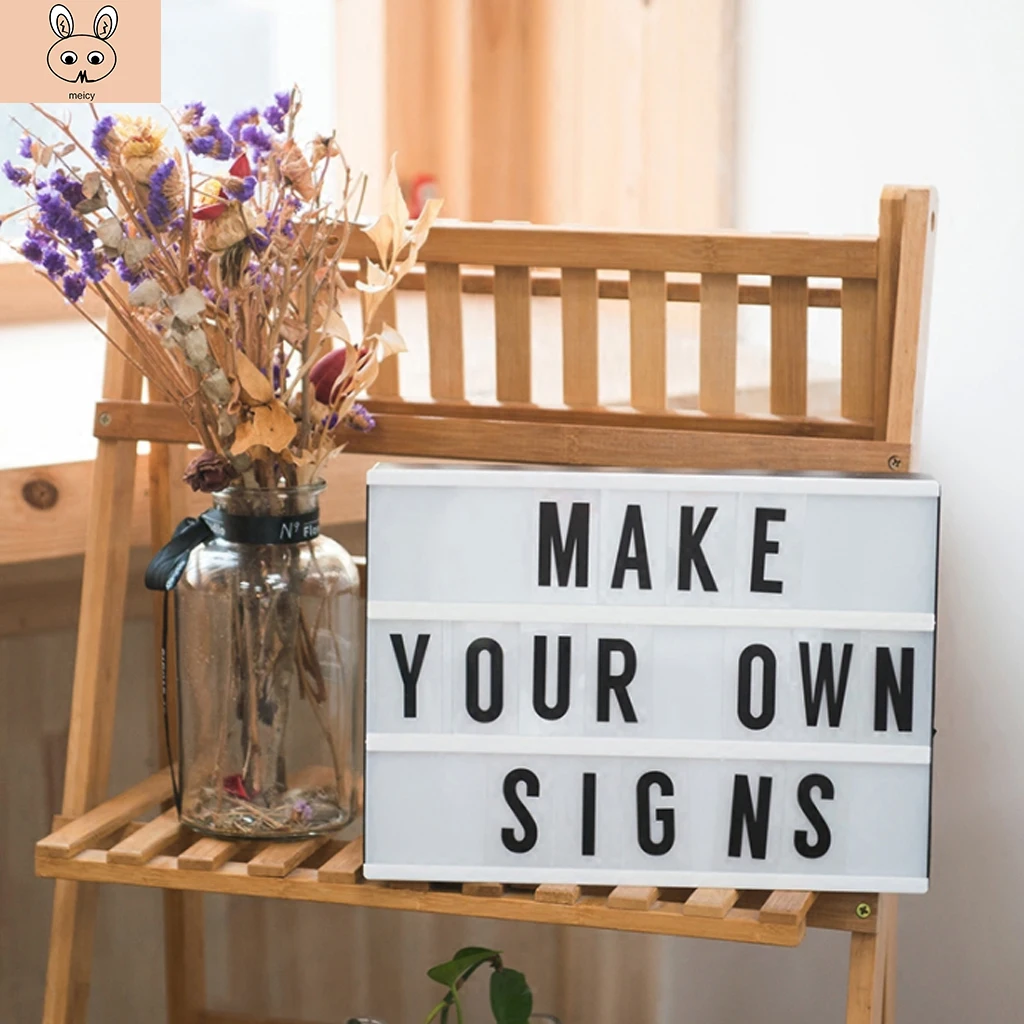 A6 Размер светодиодный ночник комбинированный светильник коробка лампа сделай