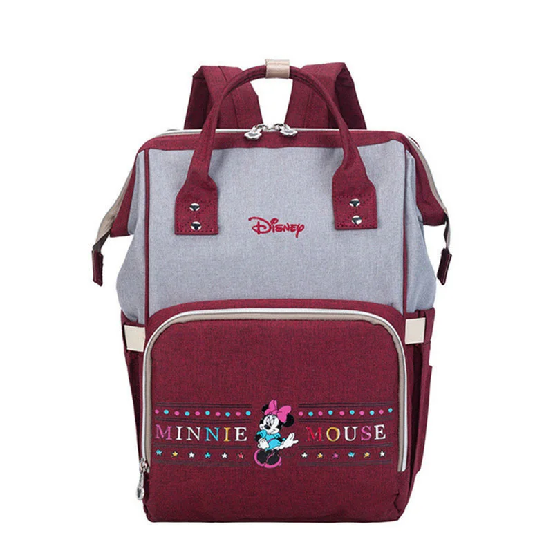 11-2 Disney Микки детские Usb пеленки мешок мода большой емкости Мумия Материнство мешок многофункциональный Путешествие в мумию коврик для коляски подгузник мешок - Цвет: 11-2