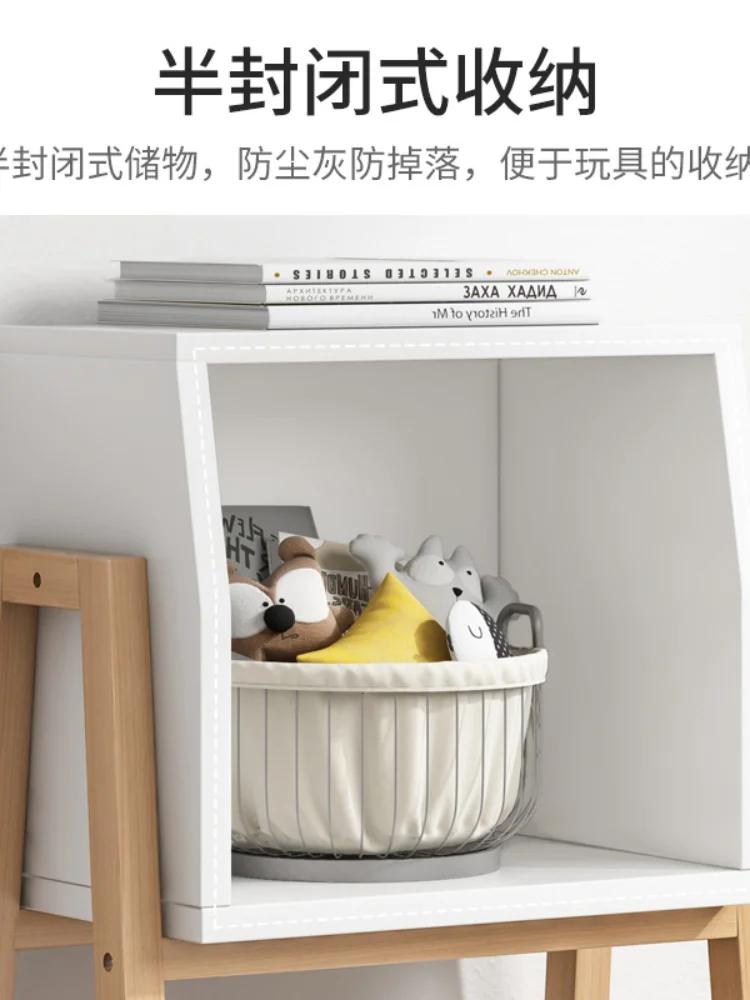 Простой стеллаж напольный книжный шкафчик простой проектор для маленькой