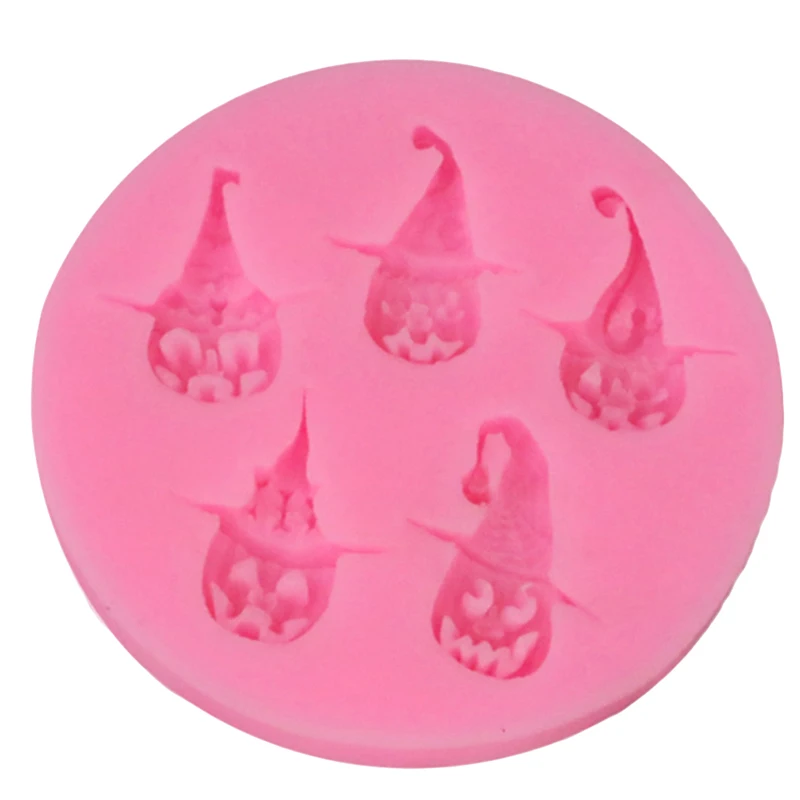 Хэллоуин пират Тыква силиконовая форма для торта декоративная шоколадная