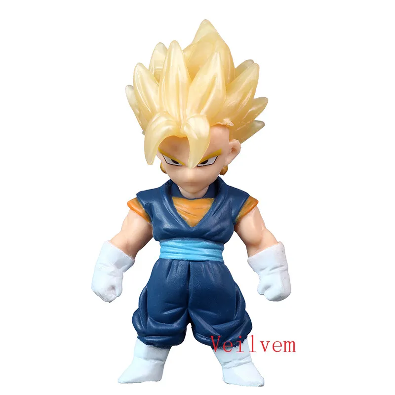 Dragon Ball Z Resurrection F Golden Frieza freeza морозильник против Гоку фигурка модель игрушки ПВХ Коллекционная кукла - Цвет: 8cm MINI size DRX31