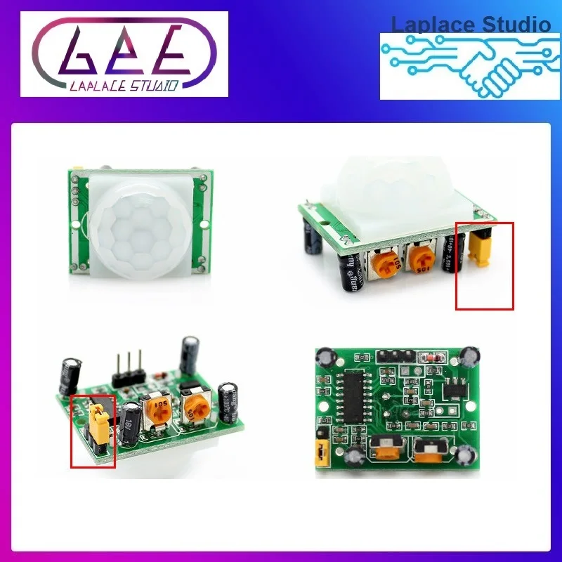 

HC-SR501 Adjust IR Pyroelectric Infrared PIR Motion Sensor Detector Module SR501