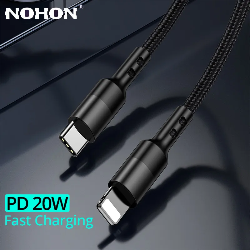 20 Вт PD USB C кабель для быстрой зарядки iPhone 12 11 Pro XS Max XR X 8 Plus быстрое зарядное