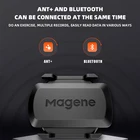Велосипедный Magene Mover H64, двойной режим ANT + и Bluetooth 4,0, датчик сердечного ритма с нагрудным ремешком, компьютер, велосипед Wahoo Garmin Sports