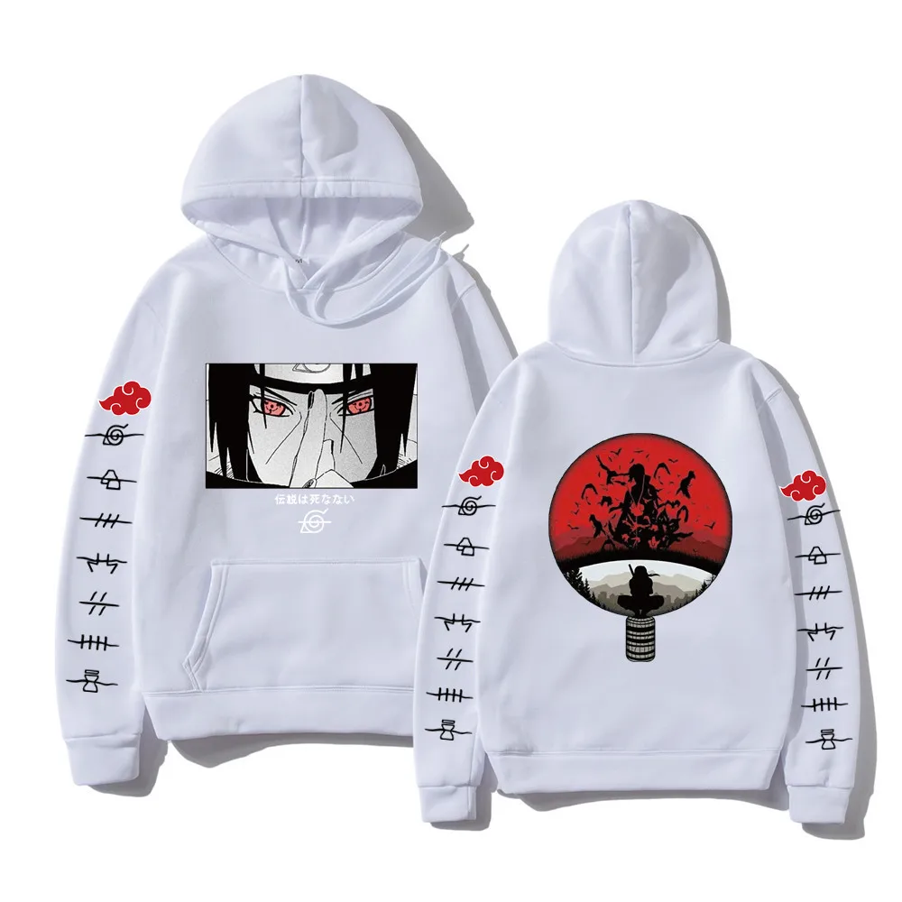 

Itachi Hoodie Anime Narutos Sweatshirt Uzumaki Akatsuki Sakura Kakashi Sasuke Hinata Hyuga Harajuku Sweatshirts Man woman Clothe