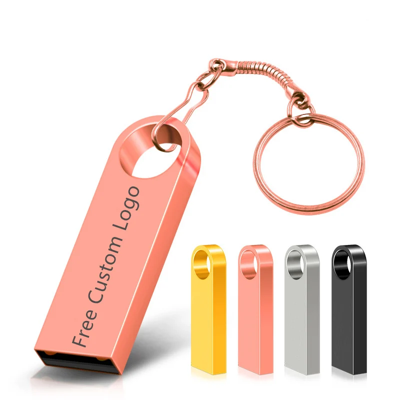 Металлический Usb флеш накопитель 32 ГБ 128 портативная карта памяти U диск 4G 8G 16 Гб