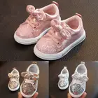 Демисезонные детские кроссовки, мягкая Нескользящая спортивная обувь для маленьких девочек и мальчиков