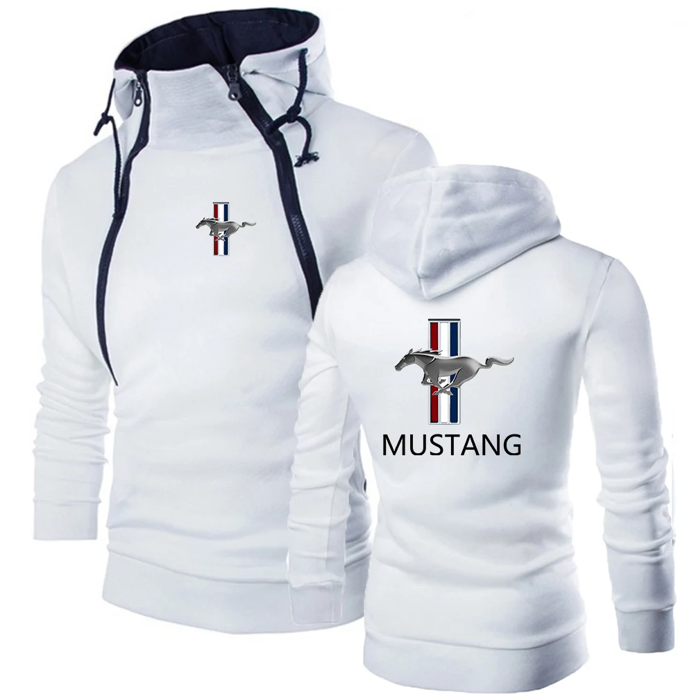 2021 г. повседневный мужской пуловер Mustang в стиле Харадзюку брендовые толстовки с