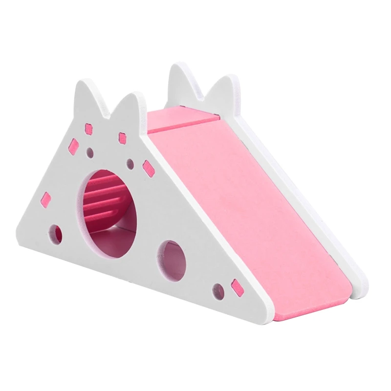 

Прекрасный домик для крыс деревянная лестница для хомяка домашних животных: кролика, укрытие упражнения игрушка