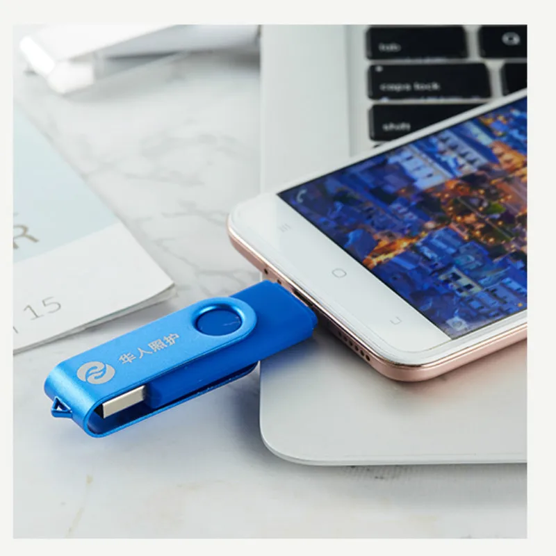 Модный USB флеш-накопитель OTG Флешка смартфон 4G 8G 16G 32G 64G флешка на заказ логотип