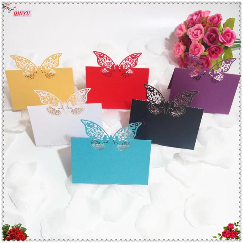 Свадебные пригласительные открытки с лазерной резкой 10/50/100 шт. 12*9 см приглашения