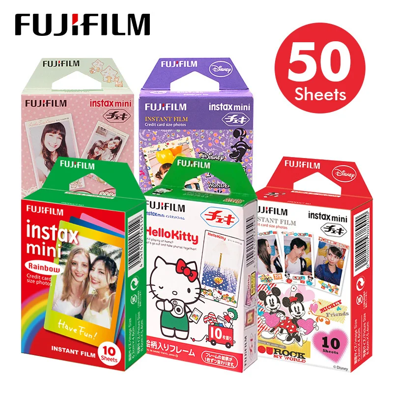Оригинальная пленка Fujifilm Fuji Instax Mini 9 50 листов на рост от 70 до s фотоаппаратов
