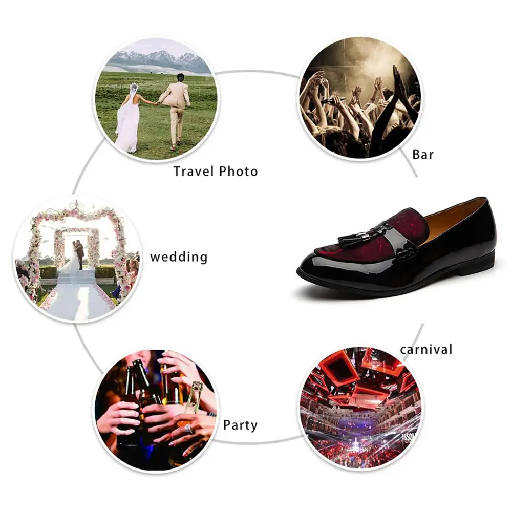 MeiJiaNa Brand Fashion Soft Artificial Leather Breathable Men's Shoes Slip-on Mocassins Men Loafers Red | Обувь