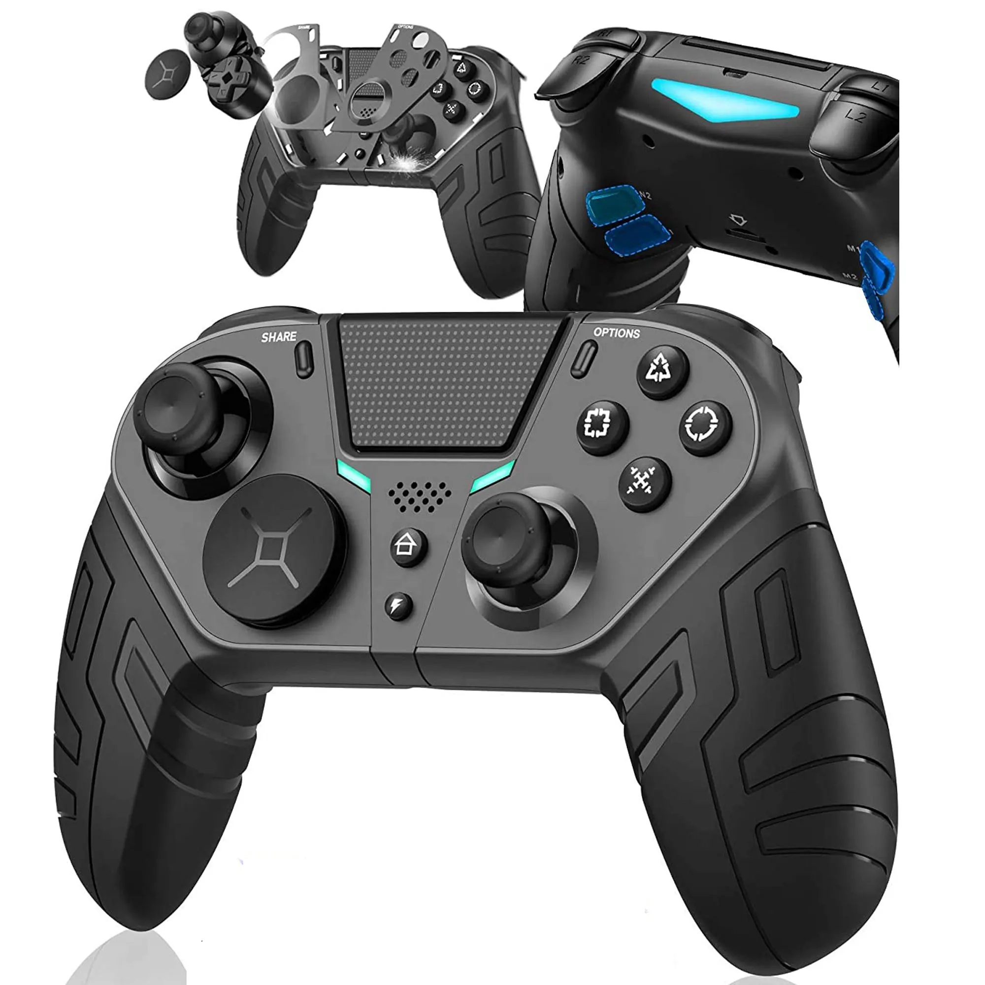 

Беспроводной игровой контроллер для PS4 Elite/Slim/Pro консоль для Dualshock 4 геймпад с программируемой кнопкой Назад Поддержка ПК