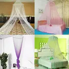 Элегантная подвесная купольная сетка для защиты от комаров, круглая сетка для защиты от насекомых и комаров для принцессы