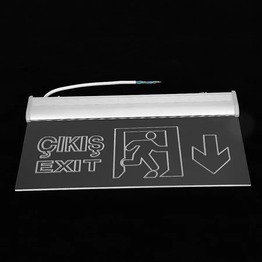 Светодиодный индикатор Безопасности PMMA 220 В арабский + английский 2019|Дорожный
