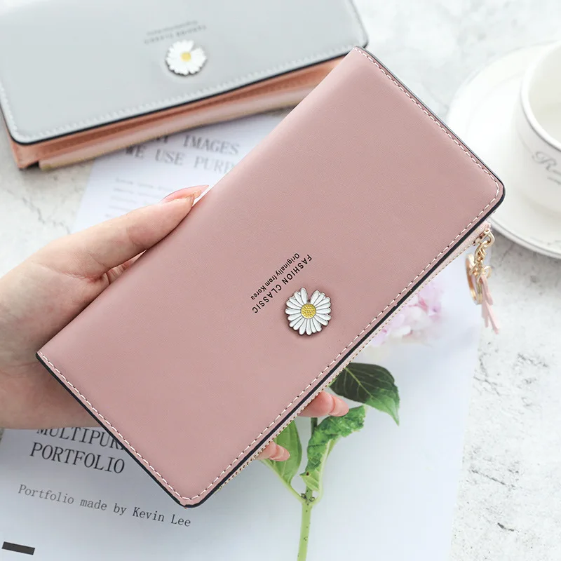 

Long Women's Wallet Female Purses Tassel Coin Purse Card Holder Wallets Pu Leather Clutch Money Bag Purses Card Holder Carteira