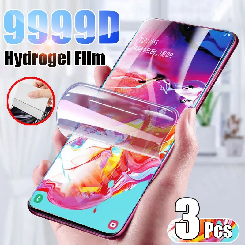 Защитная пленка для Samsung Galaxy A20E A50 A51 A71 A70 Гидрогелевая с полным покрытием A90 A80 A01 A10