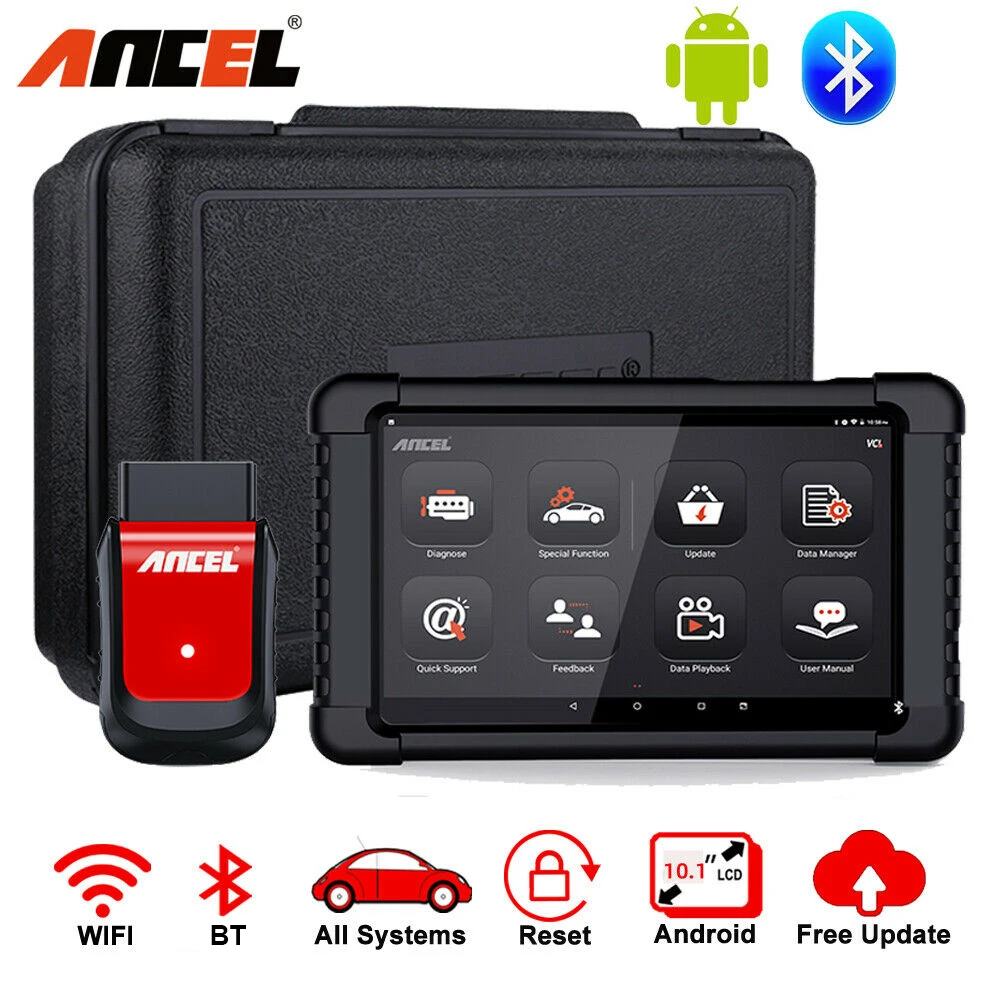 Автомобильный диагностический сканер Ancel X6 OBD2 система полной диагностики