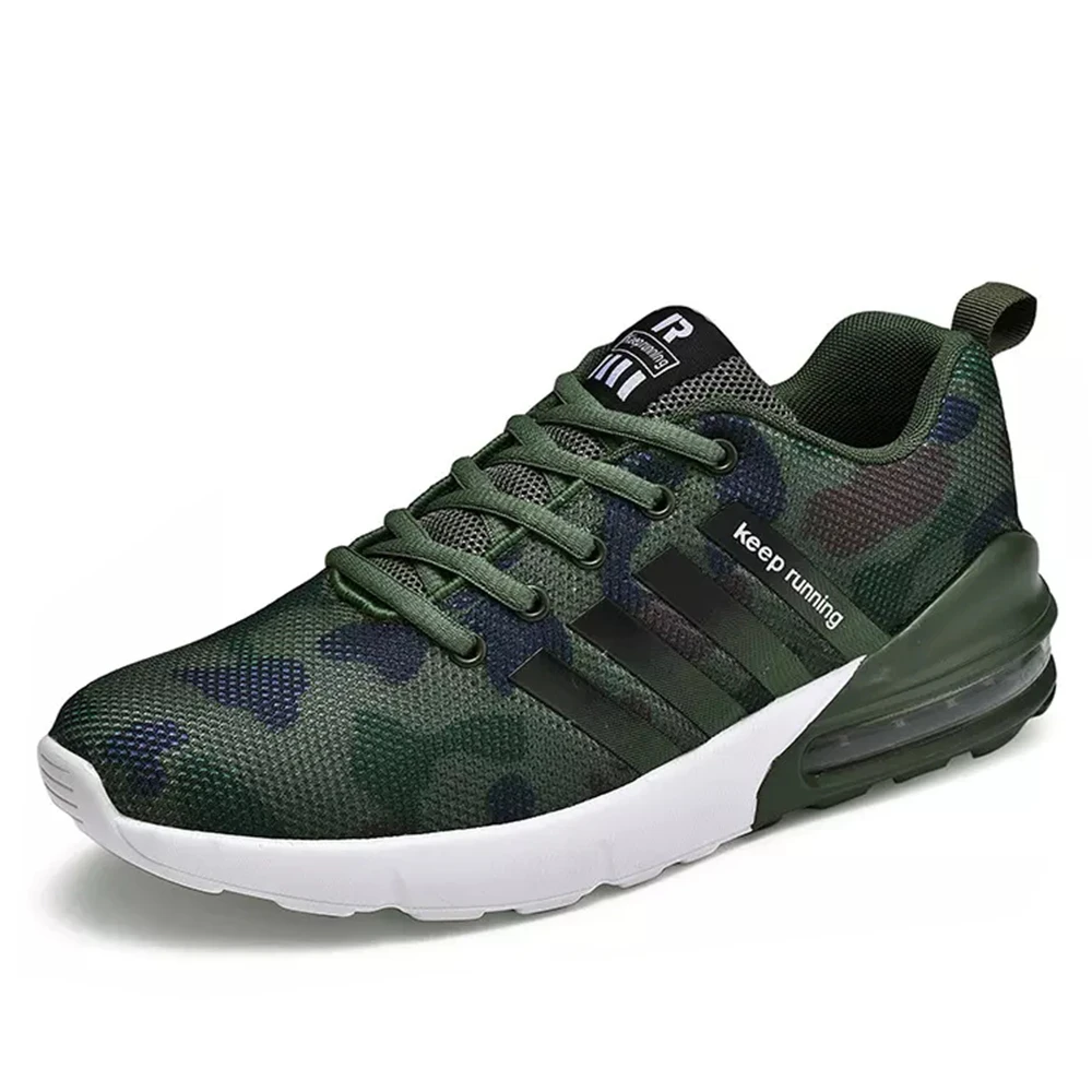 Новинка 2020 года Спортивная обувь для бега Камуфляжная с воздушной подушкой