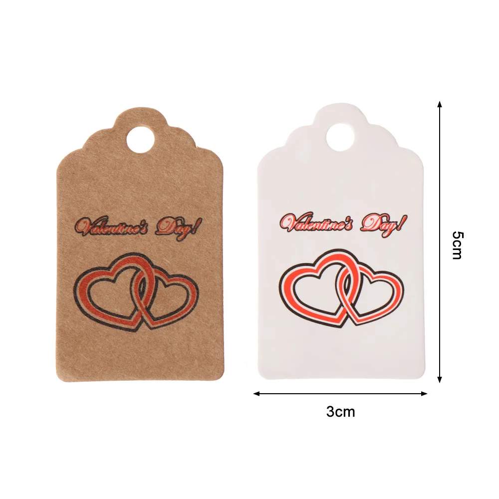 

100Pcs Wedding Favor Gift Tags for Craft Hanging Label Thank You Handmade with Love Tags Price Tags Gift Wrapping Label DIY Tags