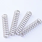 Компрессионные пружины, диаметр проволоки 1,0 мм, внешний диаметр 678101214 мм, нажимные пружины из нержавеющей стали 304, длина 60 мм-100 мм, 5 шт.