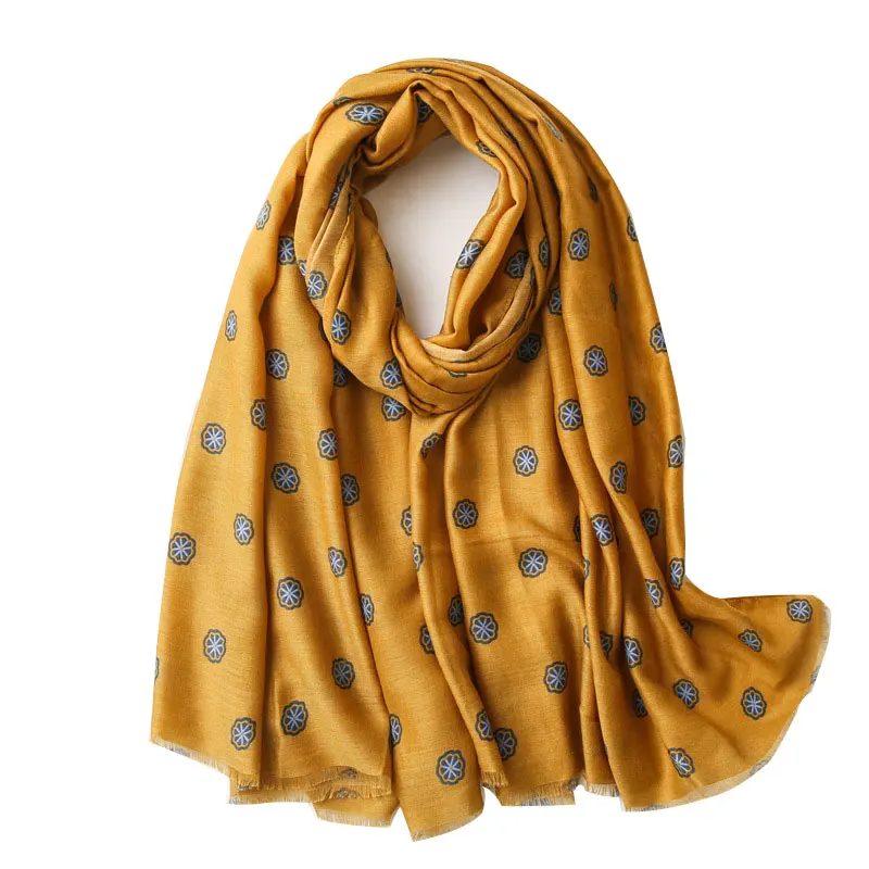 

New 2022 Women Fashion Viscose Shawl Scarf Lady High Quality Wrap Pashmina Stole Bufanda Muslim Hijab Bandana Ladies Scarves