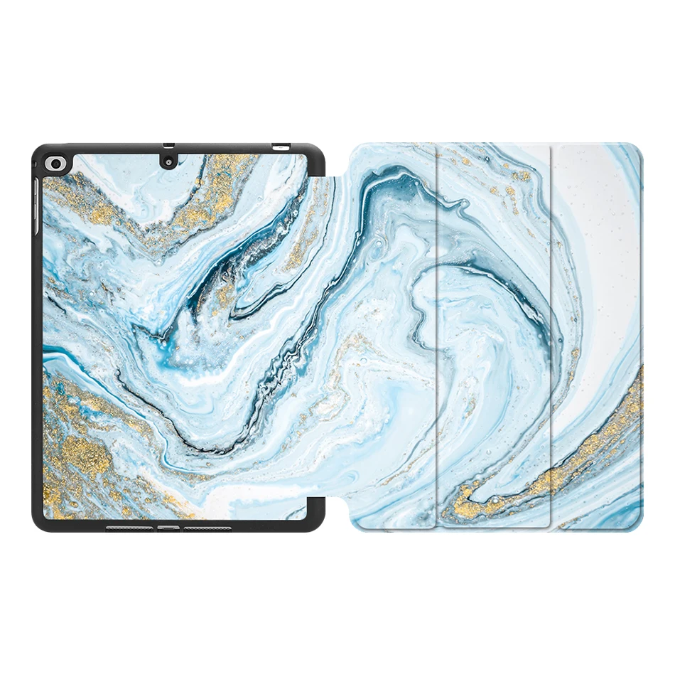 IPBC05 Чехол MTT marble для iPad 9,7 дюймов, мягкая задняя панель из ТПУ+ откидная подставка из искусственной кожи, умный чехол для iPad Air 1 2, чехол для планшета, Fundas - Цвет: IPBC05